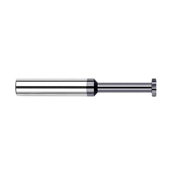 1/4 in. dia. x 0.0050 in. Radius x 3/64 x 3/4 Neck Carbide Corner Radius Keyseat Cutter, 6 Flute